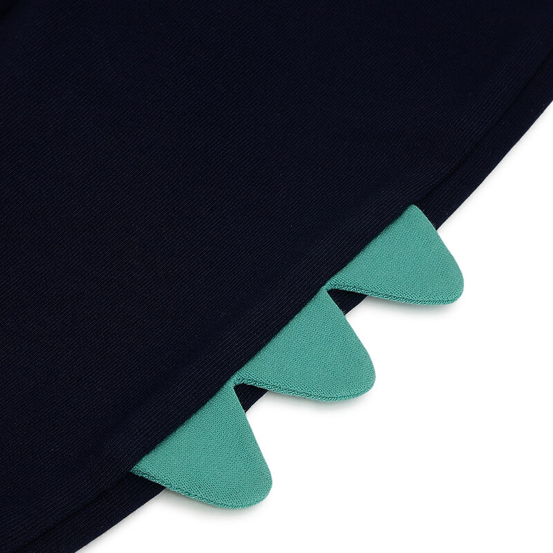 Boys Dark Blue Solid Trouser image number 3